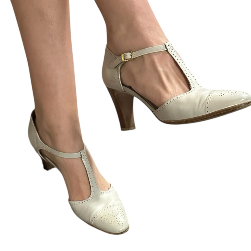Ferragamo Vintage T-Strap Heels